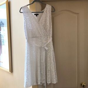 LB white lace dress